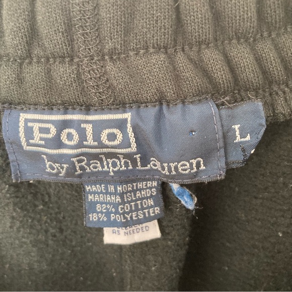 Polo Ralph Lauren Dark Green Sweatpants, Size L - Picture 4 of 4